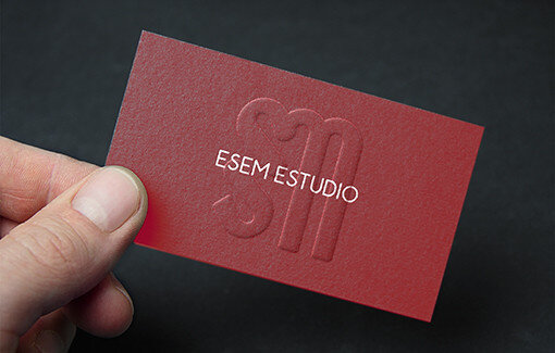 Embossed Business Card MockUp 2